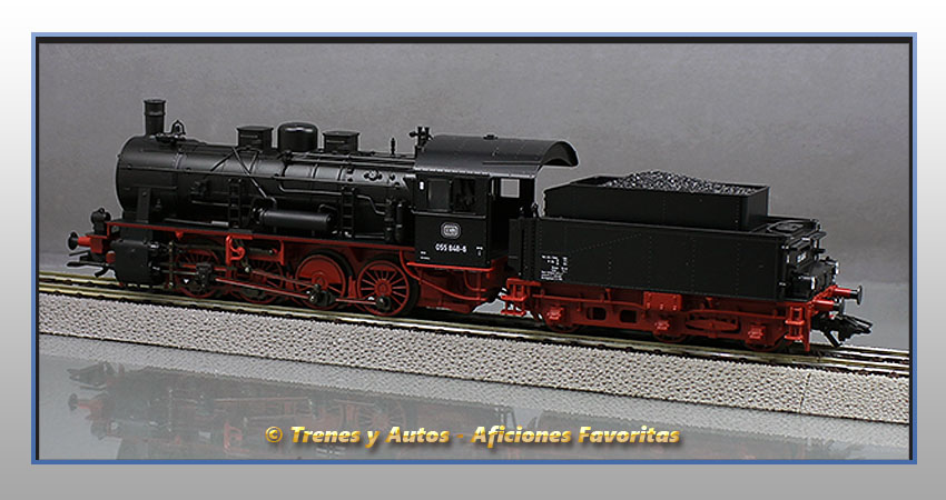 Locomotora vapor con ténder Serie BR-55 - DB